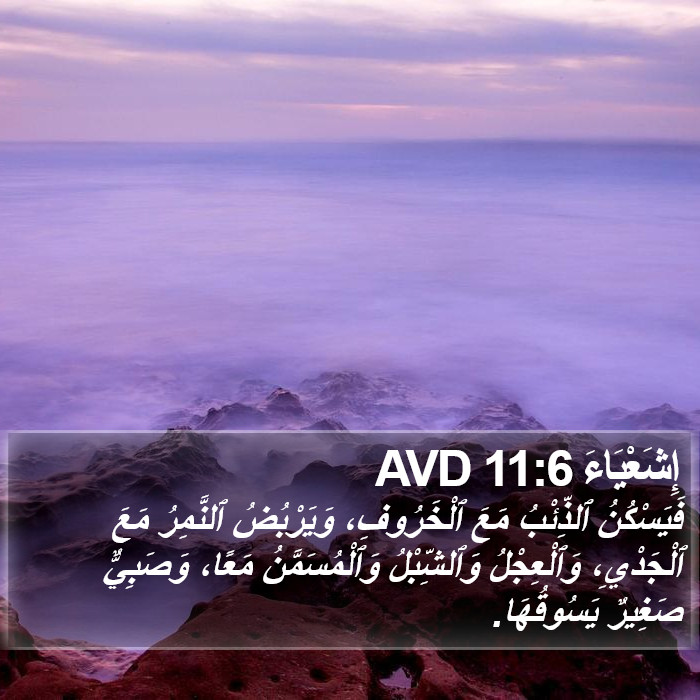 إِشَعْيَاءَ 11:6 AVD Bible Study