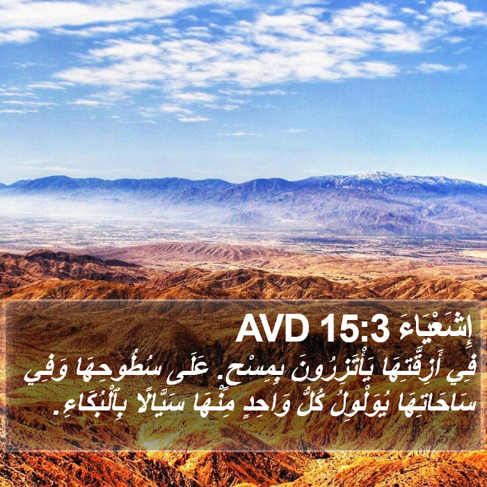 إِشَعْيَاءَ 15:3 AVD Bible Study