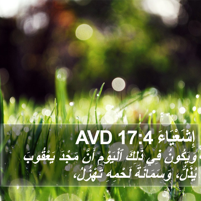 إِشَعْيَاءَ 17:4 AVD Bible Study