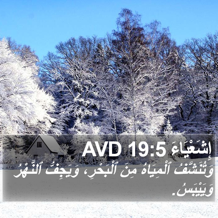 إِشَعْيَاءَ 19:5 AVD Bible Study