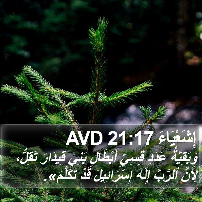 إِشَعْيَاءَ 21:17 AVD Bible Study