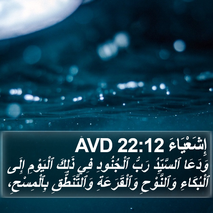 إِشَعْيَاءَ 22:12 AVD Bible Study