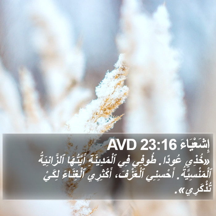 إِشَعْيَاءَ 23:16 AVD Bible Study