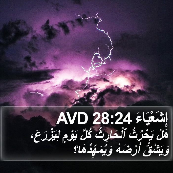 إِشَعْيَاءَ 28:24 AVD Bible Study