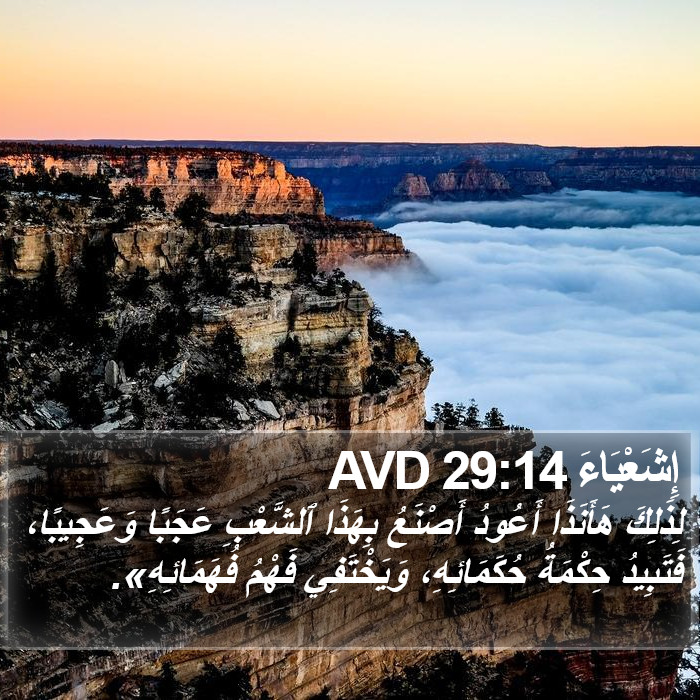 إِشَعْيَاءَ 29:14 AVD Bible Study