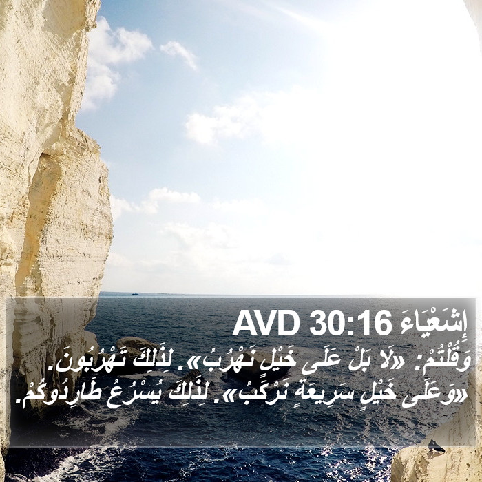 إِشَعْيَاءَ 30:16 AVD Bible Study