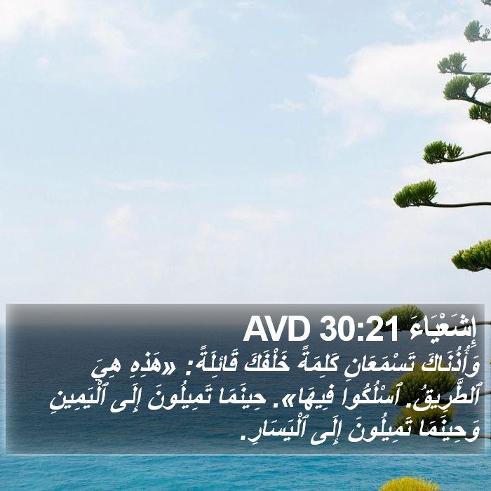 إِشَعْيَاءَ 30:21 AVD Bible Study