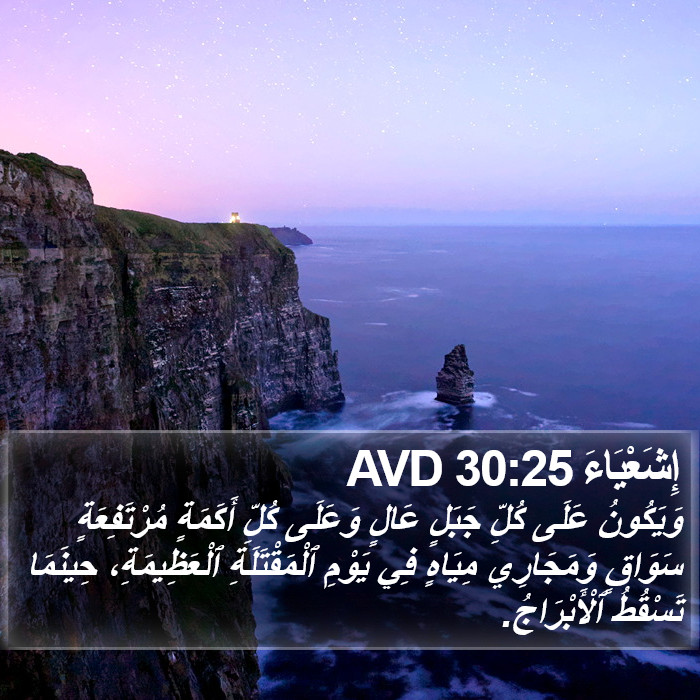 إِشَعْيَاءَ 30:25 AVD Bible Study