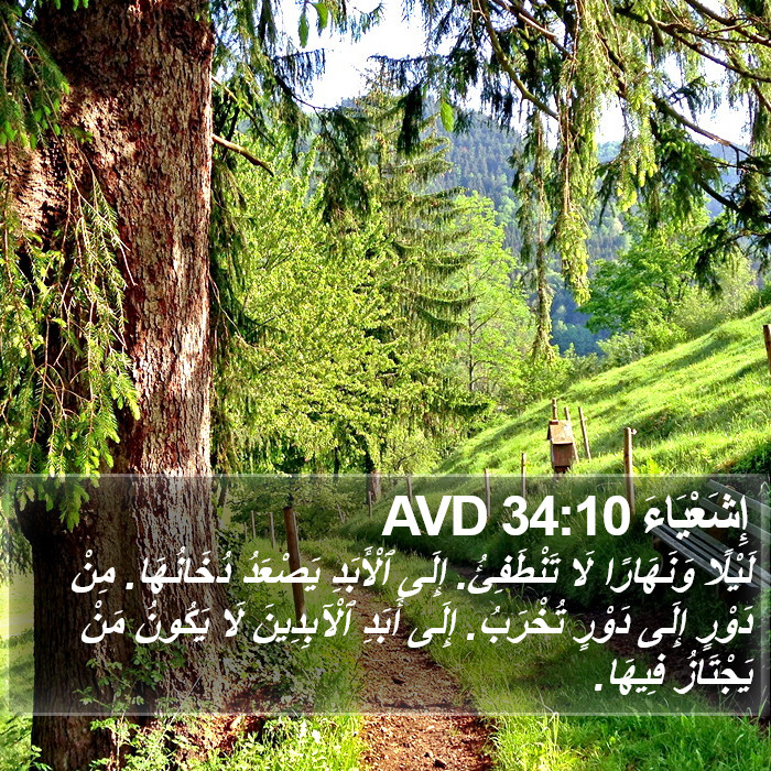 إِشَعْيَاءَ 34:10 AVD Bible Study