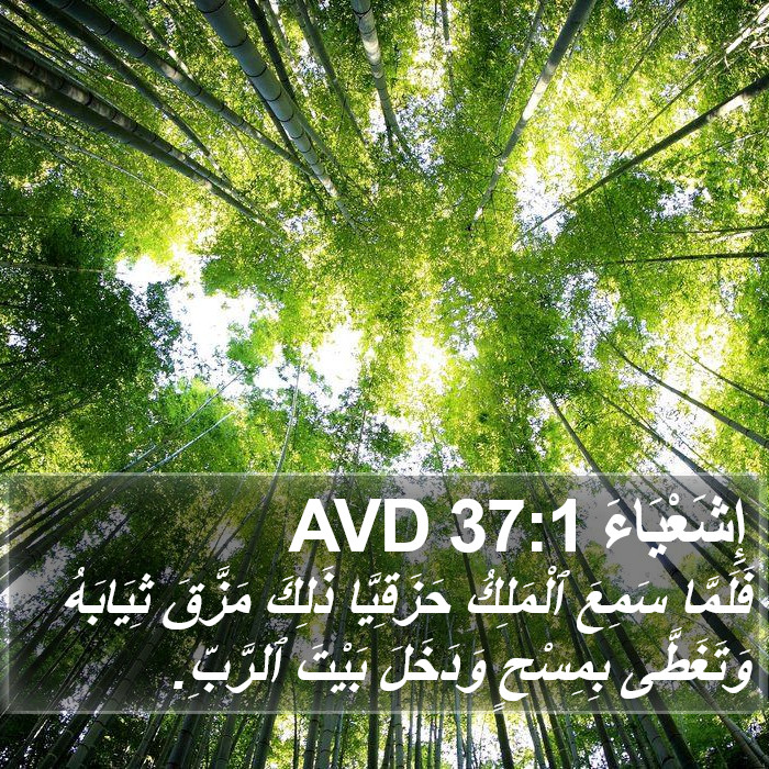 إِشَعْيَاءَ 37:1 AVD Bible Study