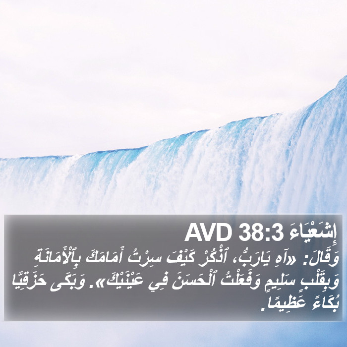 إِشَعْيَاءَ 38:3 AVD Bible Study