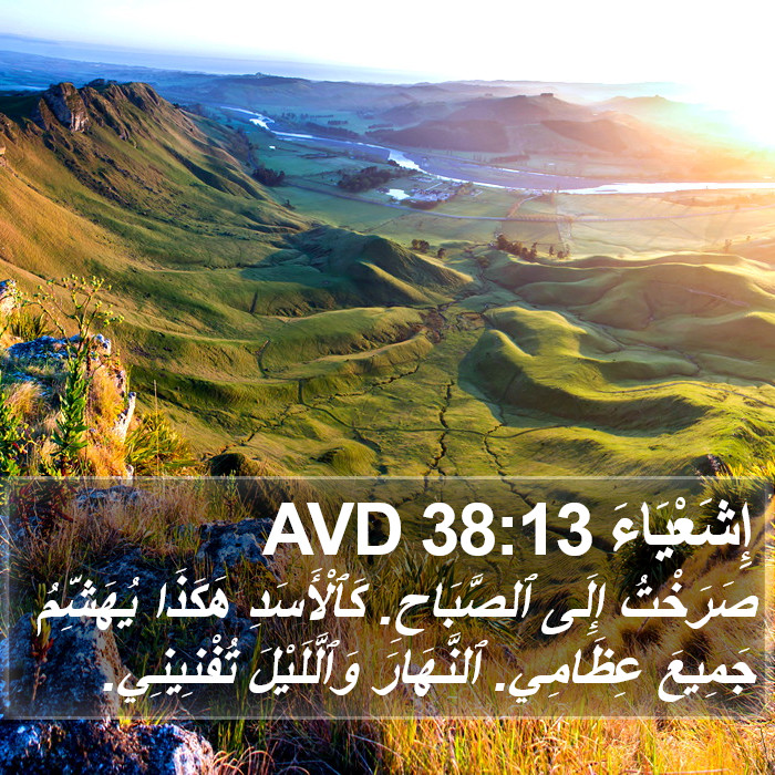 إِشَعْيَاءَ 38:13 AVD Bible Study