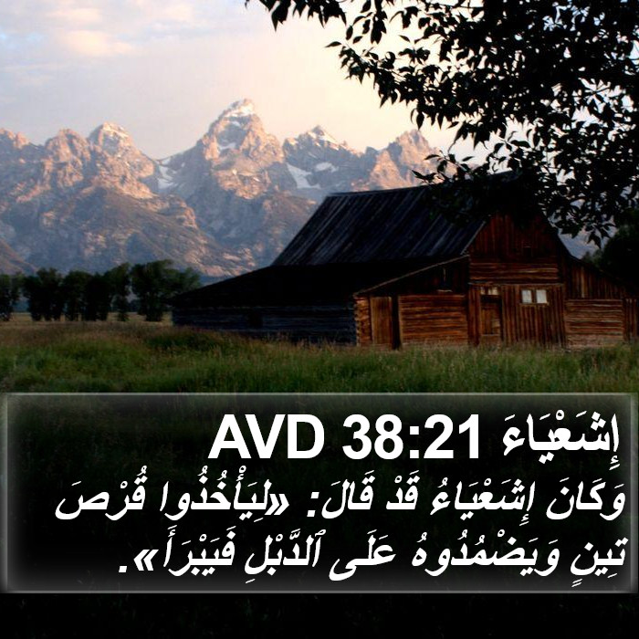 إِشَعْيَاءَ 38:21 AVD Bible Study