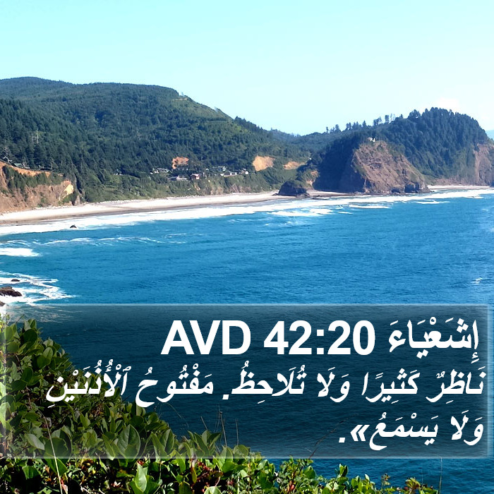 إِشَعْيَاءَ 42:20 AVD Bible Study