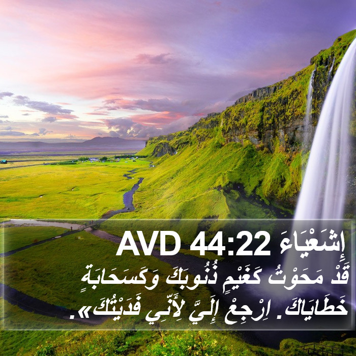 إِشَعْيَاءَ 44:22 AVD Bible Study