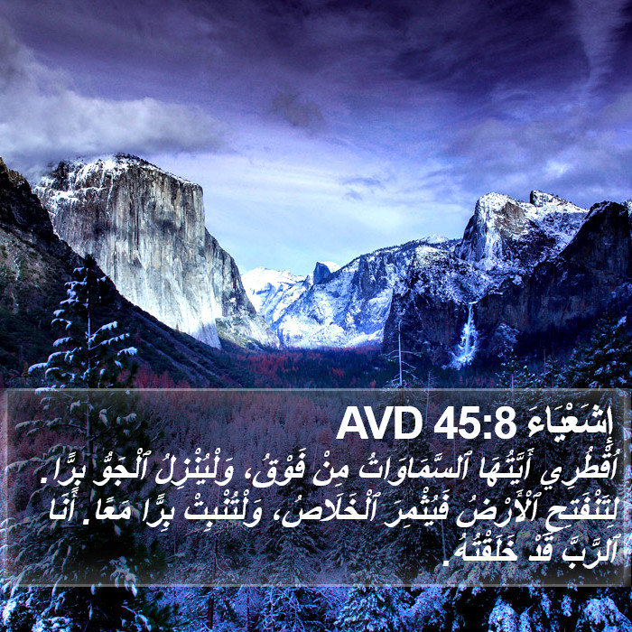 إِشَعْيَاءَ 45:8 AVD Bible Study