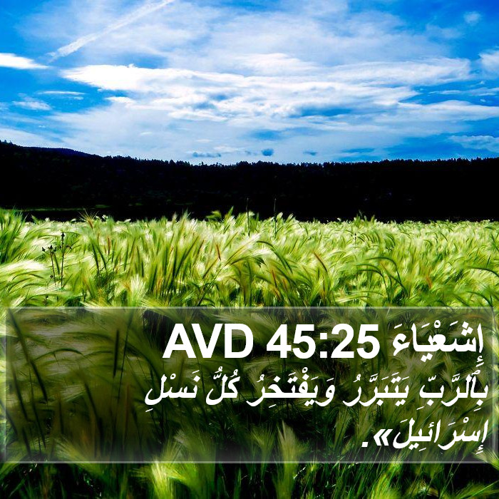 إِشَعْيَاءَ 45:25 AVD Bible Study