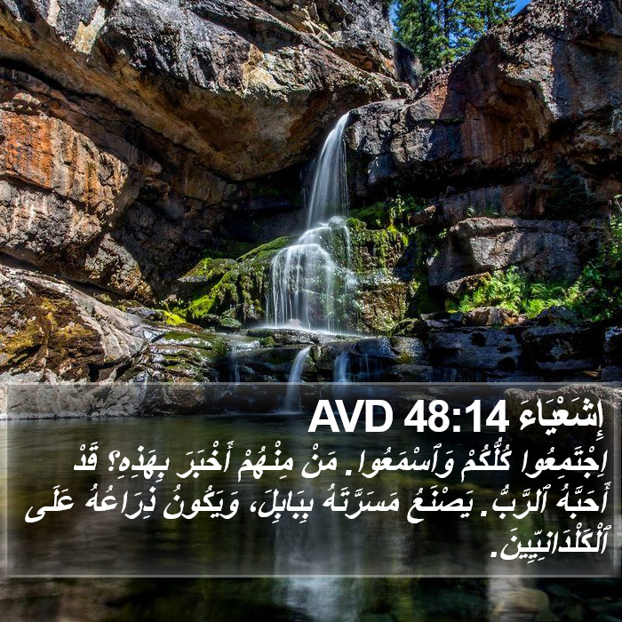 إِشَعْيَاءَ 48:14 AVD Bible Study