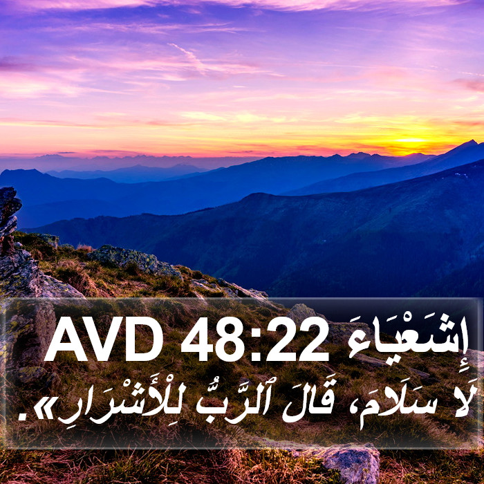 إِشَعْيَاءَ 48:22 AVD Bible Study