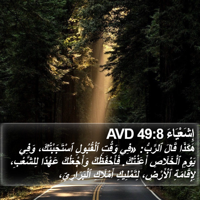 إِشَعْيَاءَ 49:8 AVD Bible Study