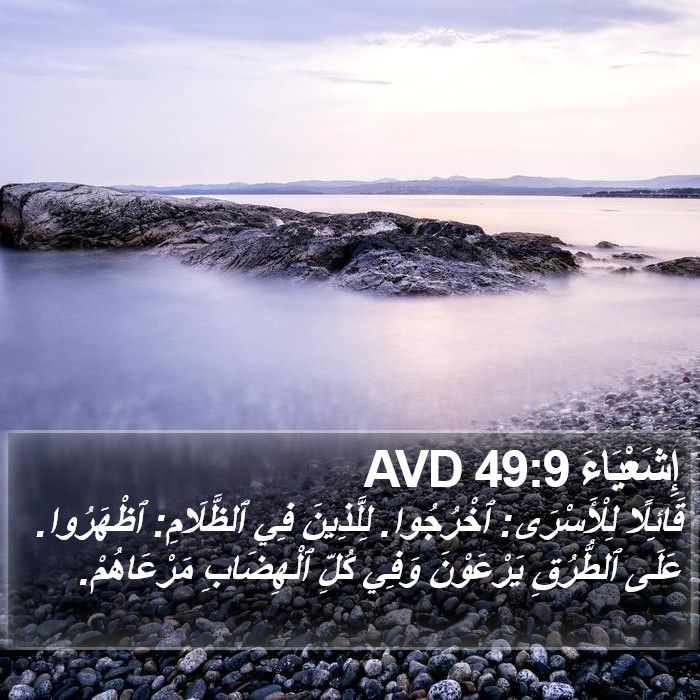 إِشَعْيَاءَ 49:9 AVD Bible Study