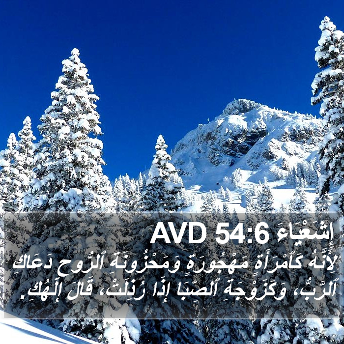 إِشَعْيَاءَ 54:6 AVD Bible Study