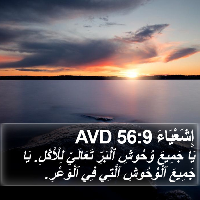 إِشَعْيَاءَ 56:9 AVD Bible Study