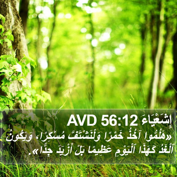 إِشَعْيَاءَ 56:12 AVD Bible Study