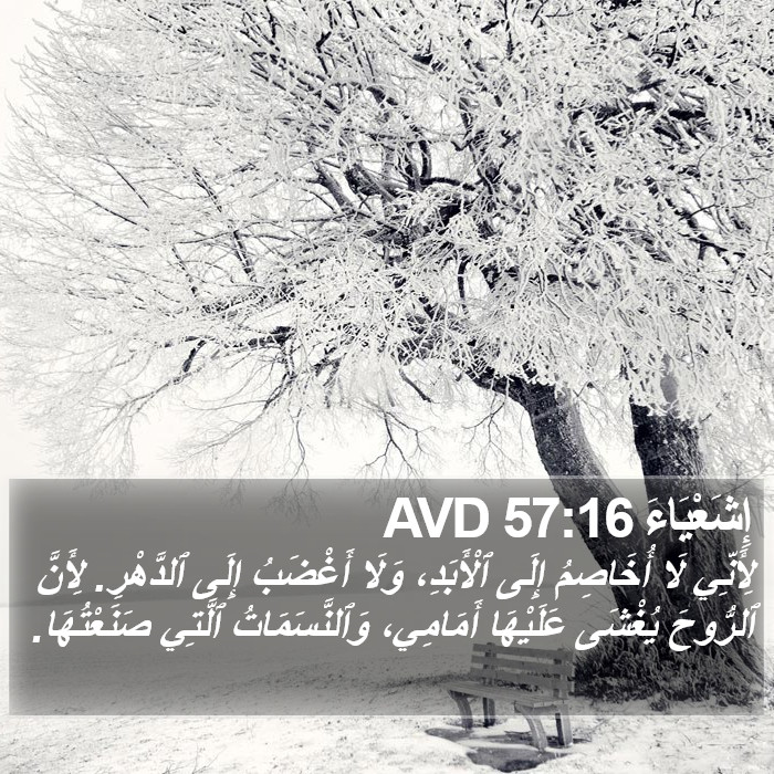 إِشَعْيَاءَ 57:16 AVD Bible Study