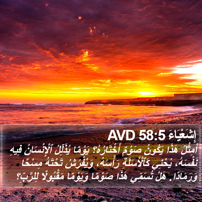 إِشَعْيَاءَ 58:5 AVD Bible Study