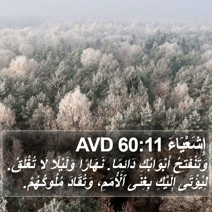 إِشَعْيَاءَ 60:11 AVD Bible Study