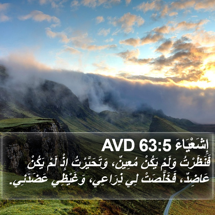 إِشَعْيَاءَ 63:5 AVD Bible Study