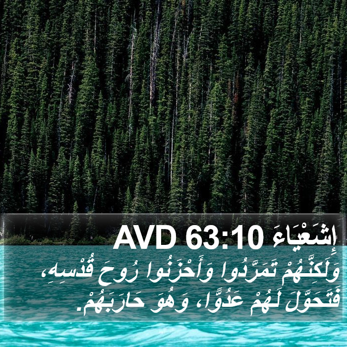 إِشَعْيَاءَ 63:10 AVD Bible Study