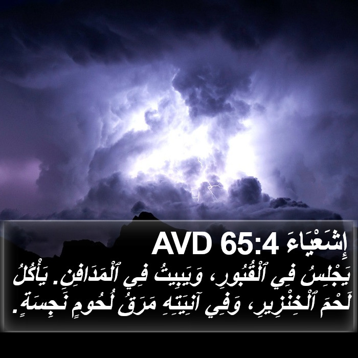 إِشَعْيَاءَ 65:4 AVD Bible Study