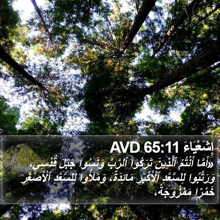 إِشَعْيَاءَ 65:11 AVD Bible Study