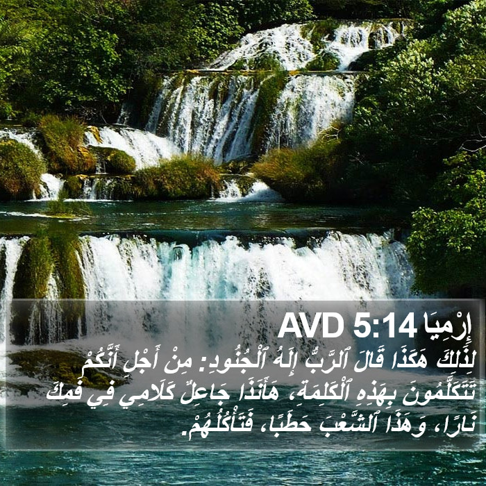 إِرْمِيَا 5:14 AVD Bible Study
