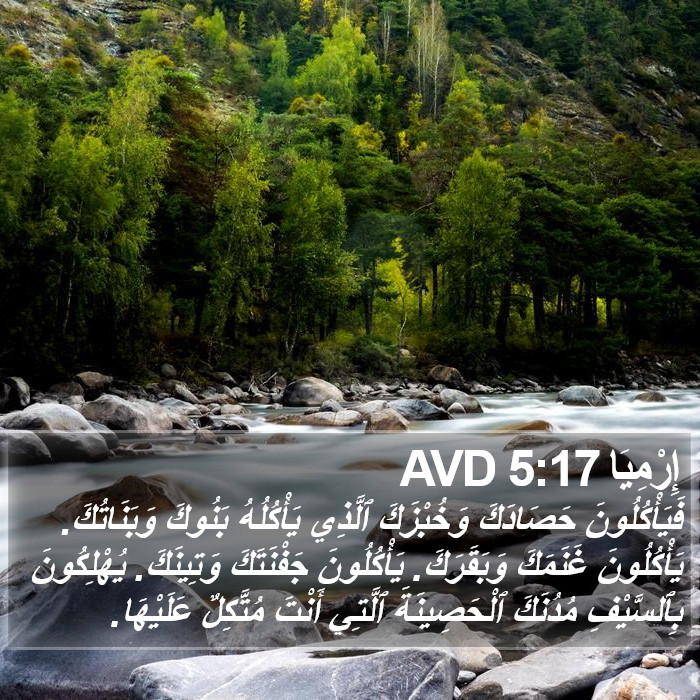 إِرْمِيَا 5:17 AVD Bible Study
