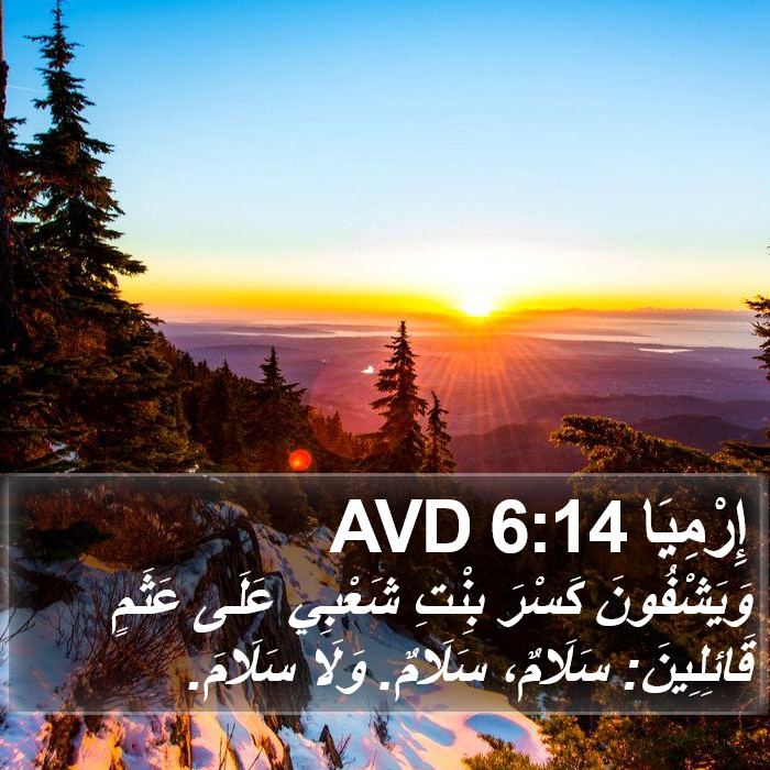إِرْمِيَا 6:14 AVD Bible Study