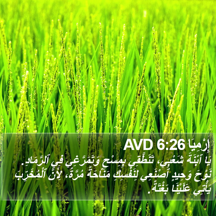 إِرْمِيَا 6:26 AVD Bible Study