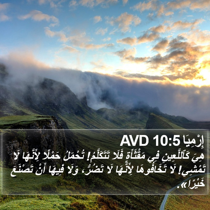 إِرْمِيَا 10:5 AVD Bible Study