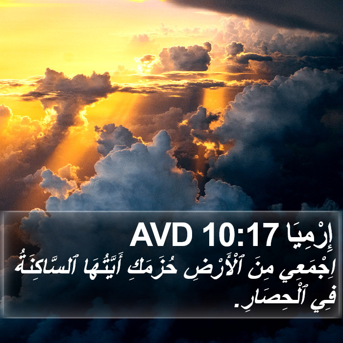 إِرْمِيَا 10:17 AVD Bible Study