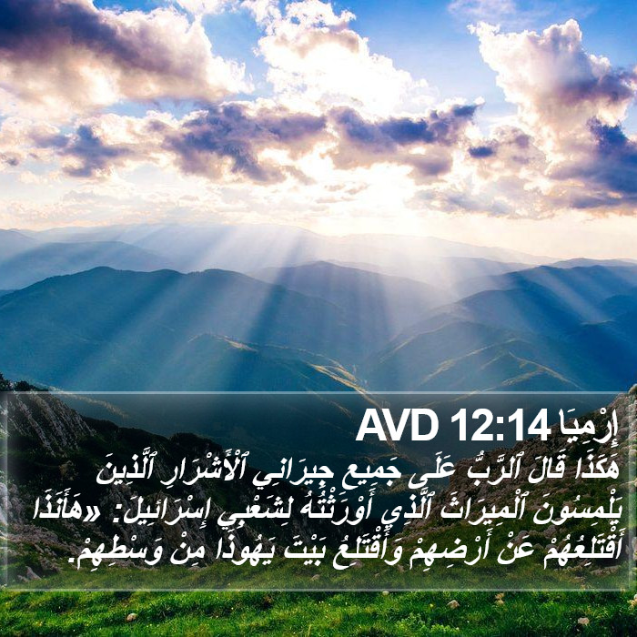 إِرْمِيَا 12:14 AVD Bible Study