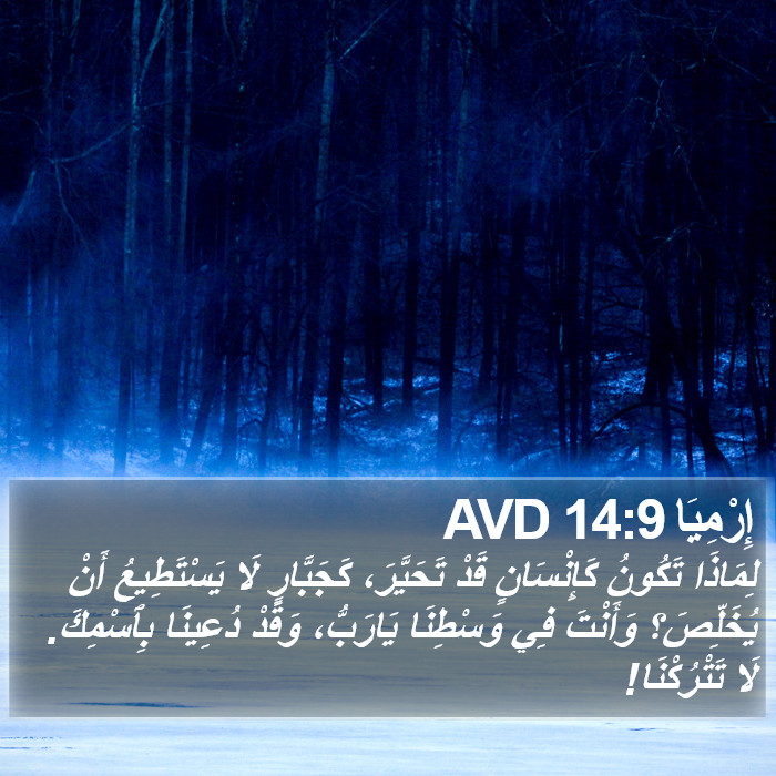 إِرْمِيَا 14:9 AVD Bible Study