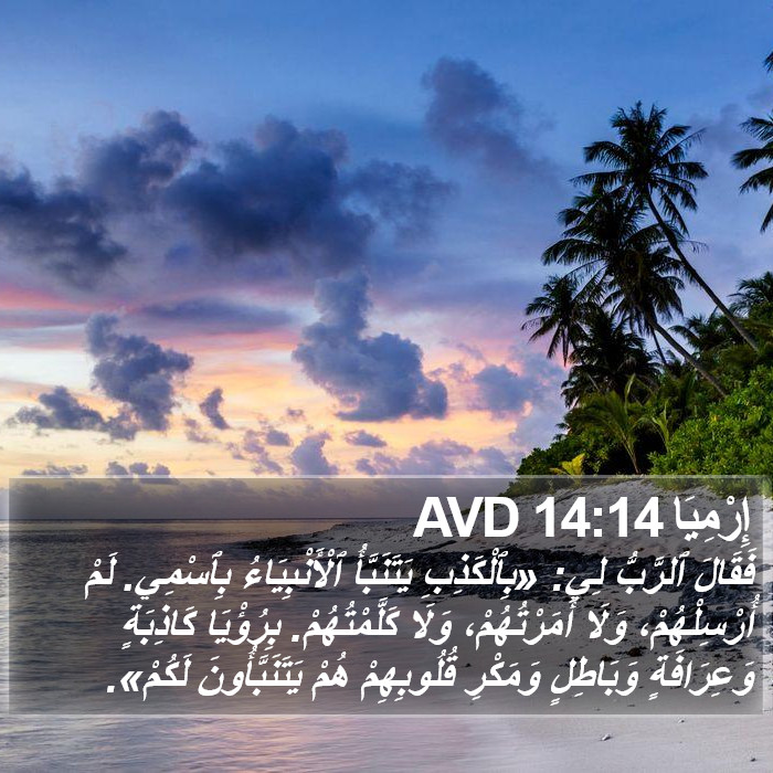 إِرْمِيَا 14:14 AVD Bible Study
