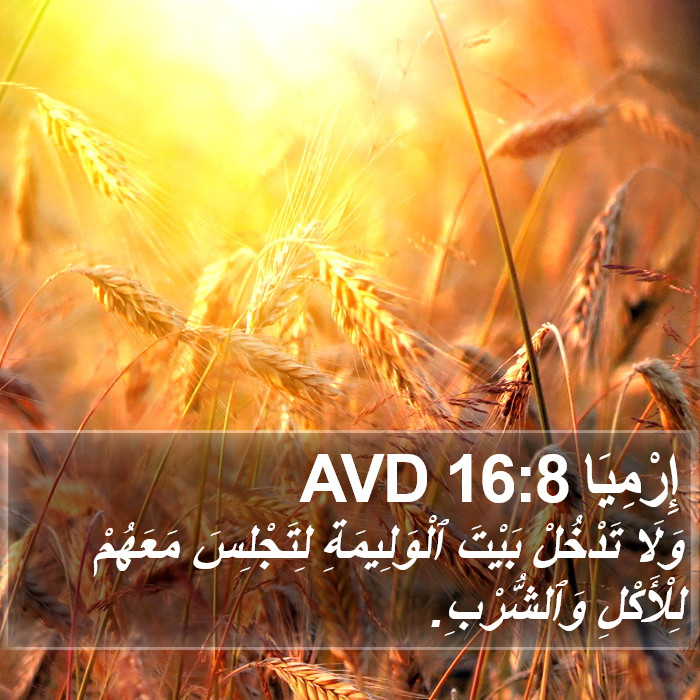 إِرْمِيَا 16:8 AVD Bible Study