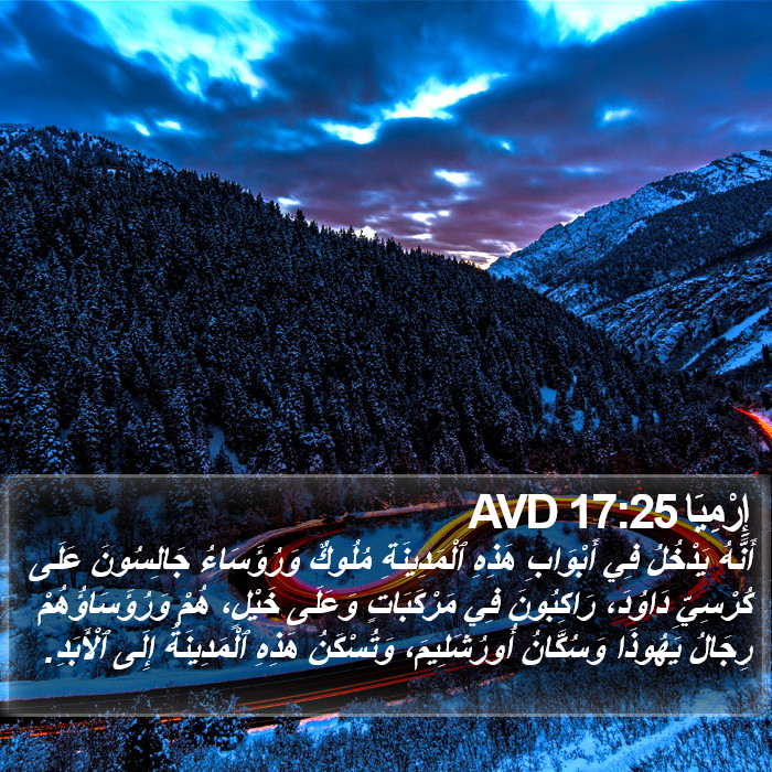 إِرْمِيَا 17:25 AVD Bible Study