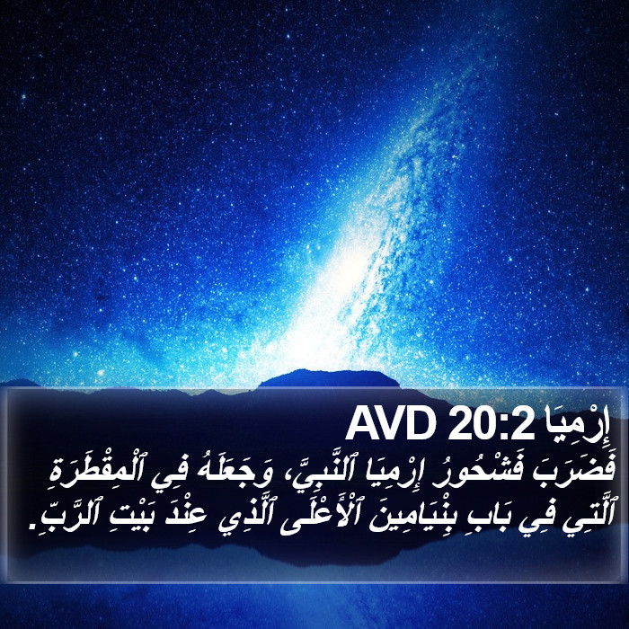 إِرْمِيَا 20:2 AVD Bible Study