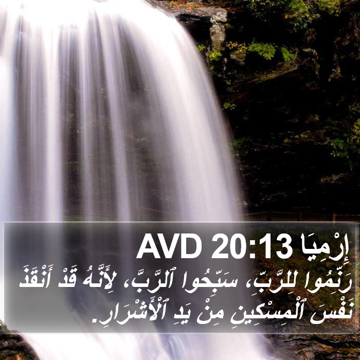 إِرْمِيَا 20:13 AVD Bible Study
