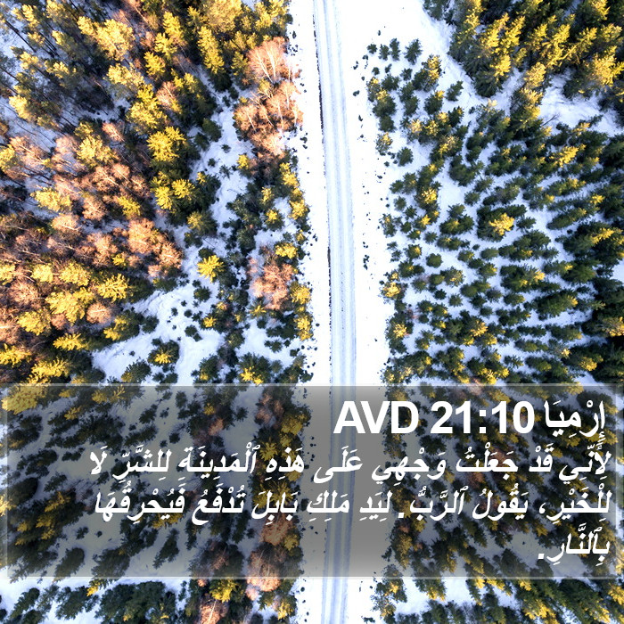 إِرْمِيَا 21:10 AVD Bible Study