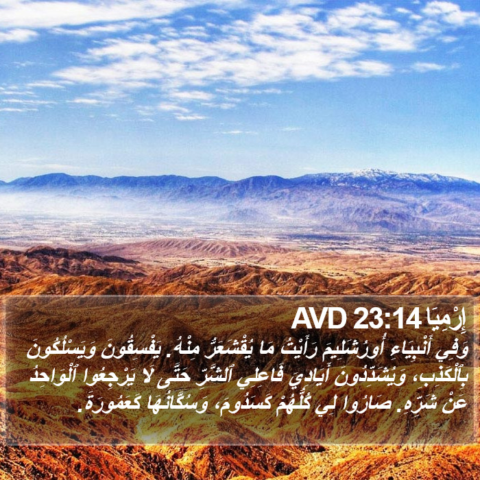 إِرْمِيَا 23:14 AVD Bible Study